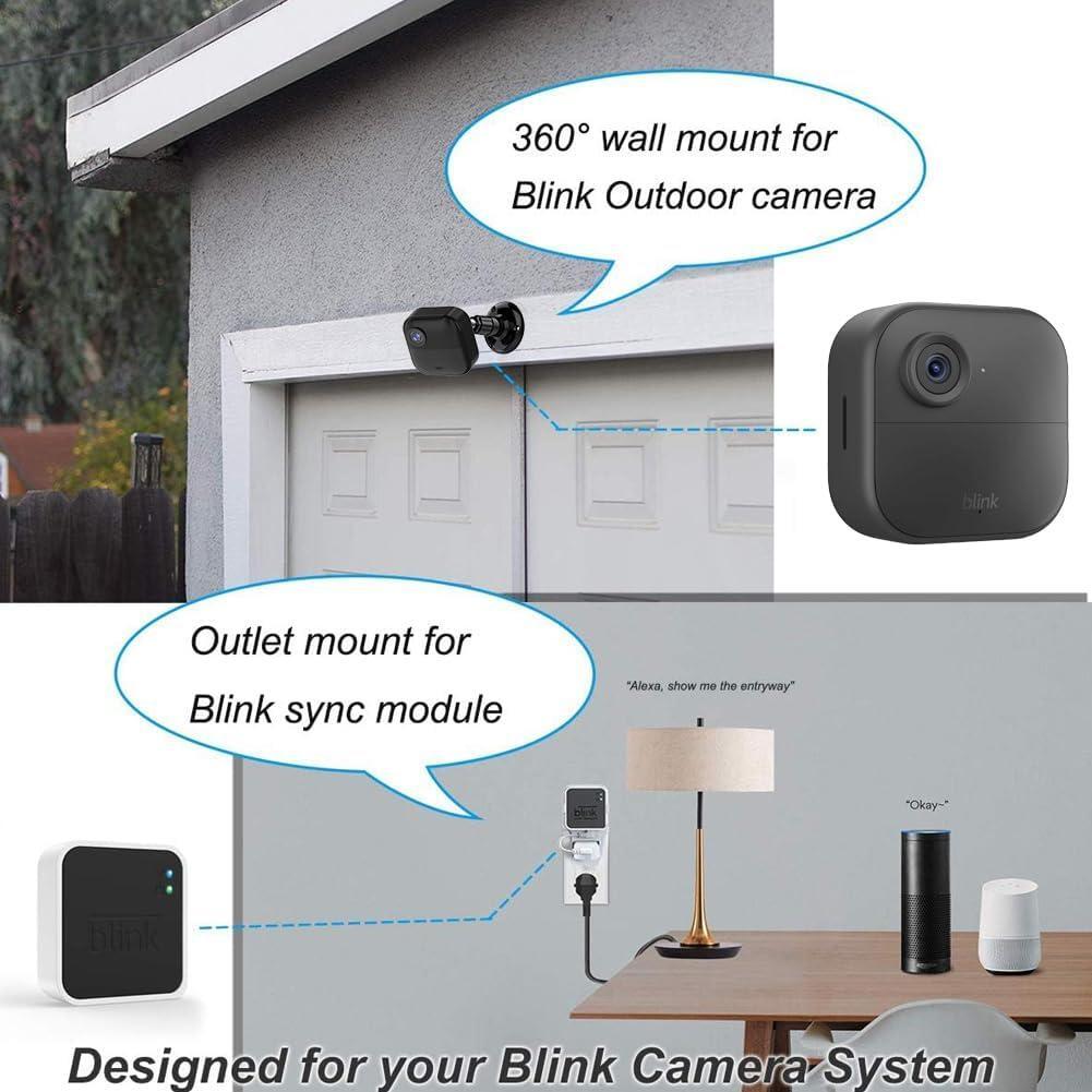 3 Pack All New Blink Outdoor & Indoor Wireless Home Security Camera System Black