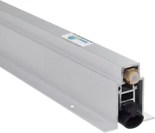 TMS Automatic Door Bottom Seal - Heavy Duty Metal Door Sweep with Neoprene Bulb