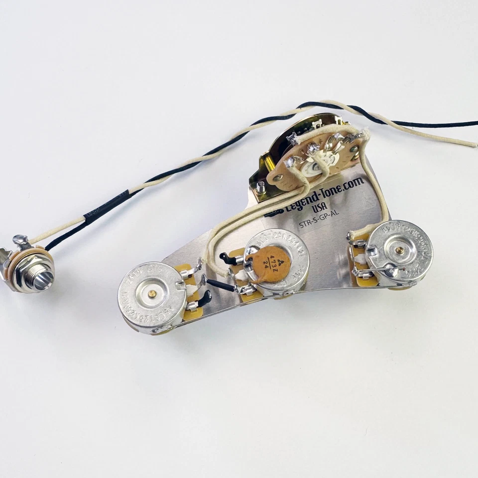 Custom 1963-64 Fender Stratocaster Wiring Harness - SRV Lenny - Image 3 of 4