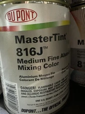Axalta Dupont Cromax MasterTint 816J Medium Fine Aluminum- Quart