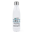 World's Best Teaching Assistant Double Wall Water Bottle Funny Favourite Teacher