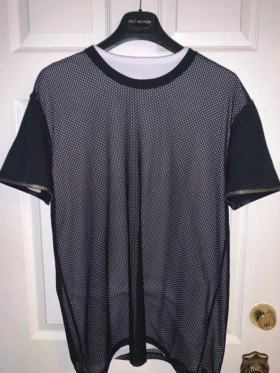 Versace clearance mesh shirt