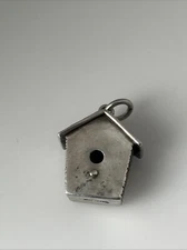 Estate Sterling Silver Brown County Silver Co. Birdhouse Pendant/Charm 7c