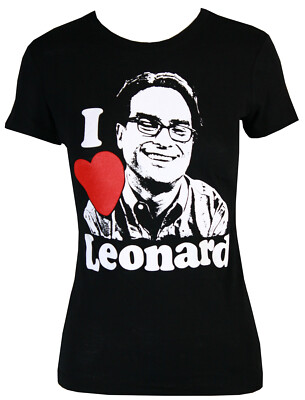 Ripple Junction Big Bang Theory I Heart Leonard Juniors T-Shirt