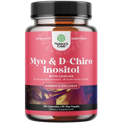 Myo-Inositol & D-Chiro Inositol Capsules - Choline Inositol Supplement