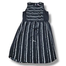 Vince Camuto Dress 2P Petite Women's A-Line Dress Sleeveless Elastic Waist Lined