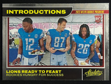 HOOKER LAPORTA GIBBS 2009 Panini Absolute Introductions Insert Rookie RC | Lions
