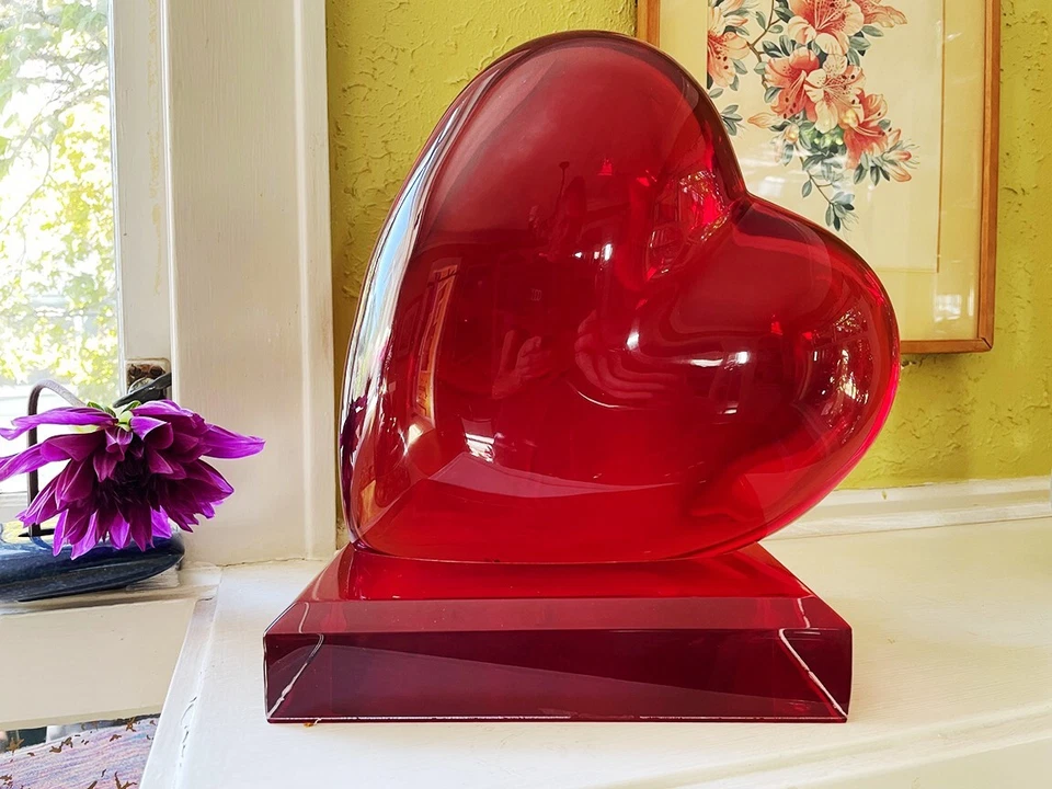 Pop Art by SHLOMI HAZIZA (NY, Israel)  "RED HEART" GIFT - BE MY VALENTINE - Image 2 of 4
