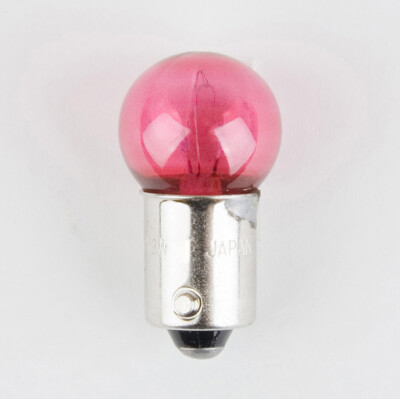 Nokya BA9S G14 Halogen Bulb 14mm Pink 8W V-7
