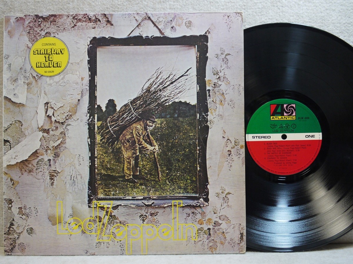 Led Zeppelin IV オリジナルレコード LP Led Zeppelin – IV 1971 first issue Japan LP with “Sound