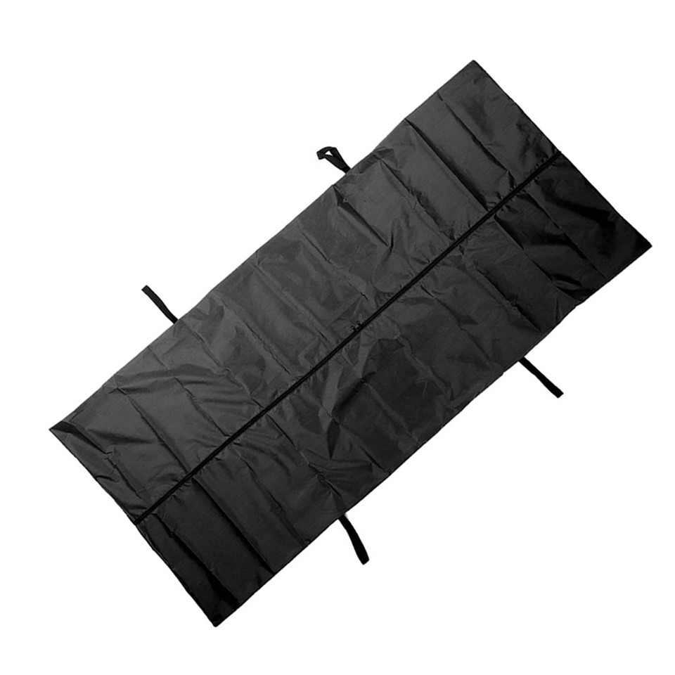 (Black)Corpse Bags Body Bag Leakproof 210D Waterproof Funeral Supplies