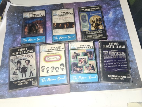 The Temptations Lot Of 7 Cassettes Original Mowtown Oldies