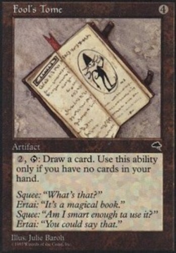 Fool's Tome ~ Lightly Played Tempest MTG Magic UltimateMTG Artifact Card