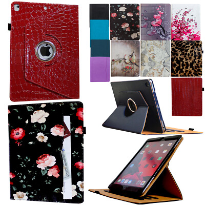 10.2 iPad 8th Generation Rotating Magnetic Case Smart Cover Stand Holder Pocket