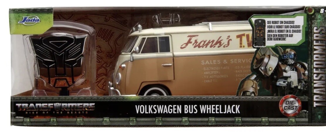 Jada Transformers Volkswagen Bus Wheeljack 34264 Diecast