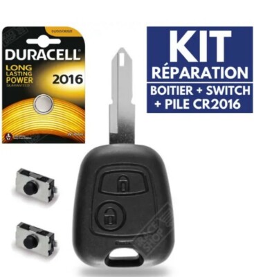 2 Boutons Coque Clé de Voiture CE0536 Compatible avec Peugeot 207 307 308 SW 3008 5008 Partner 2 Boutons Coque Clé de Voiture CE0536 Compatible avec Peugeot 207 307 308 SW 3008 5008 Partner