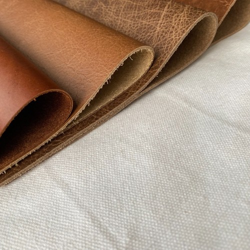 Antique Style Genuine Leather Offcuts 20×30cm Cowhide Pieces - Picture 2 of 18