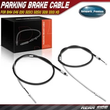 2x Rear Sides Parking Brake Cable for BMW E46 E90 323Ci 325xi 328i 330i 330Ci M3