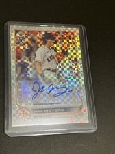 2022 Topps Chrome Update Series JAKE MEYERS Rookie Card Auto X Fractor /125