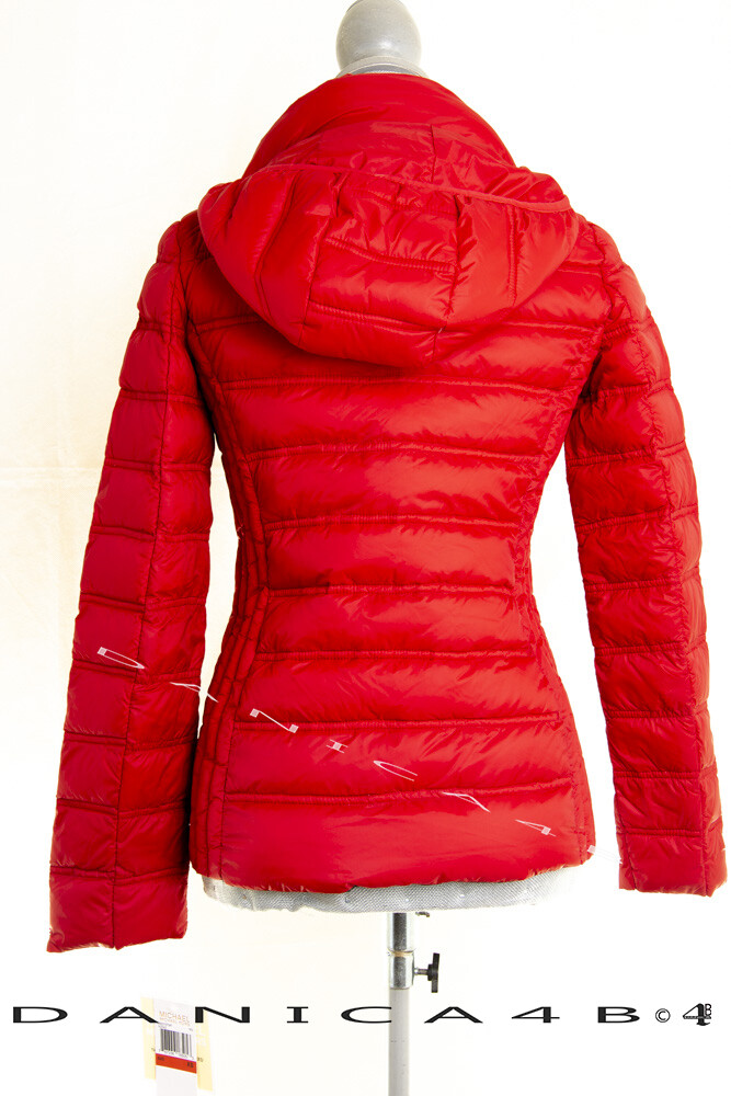 MICHAEL KORS Quilted Packable Hooded Down Puffer Jacket Coat