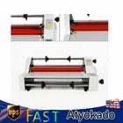 110V Hot Cold Roll Laminator Single+Dual Side Digital Display Laminating Machine