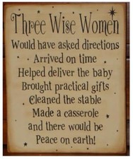 Three Wise Women # 10 - 8 x 10 Tee Shirt Iron On Transfer