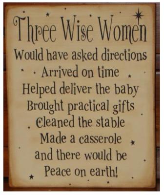 Three Wise Women # 10 - 8 x 10 Tee Shirt Iron On Transfer