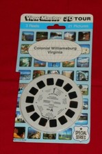 vintage COLONIAL WILLIAMSBURG Virginia VIEW-MASTER REELS with original card