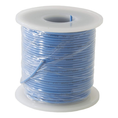 Solid Hook up Wire - 22 Gauge, 100 Foot Spool - Blue (Shade May Vary ...