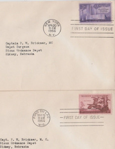 1956 FDC 3C INTERNATIONAL PHILATELIC EXHIBITION & WILDLIFE CONSERVATION TURKEY