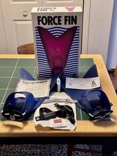 Vintage Blue Force Fin Pro XXL Diving Fins Sc...