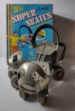 Vintage 1973 Steven Super Skates First Slip-On Roller Skates with Original Box