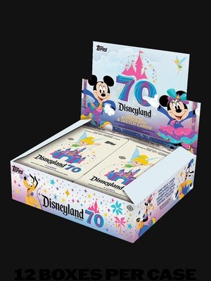 2025 Topps Disneyland 70th Anniversary - Full 12 Box Hobby Case