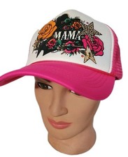 Mama Pink Cowgirl Baseball Hat Cap, Trucker Adjustable Snap Back NWOT