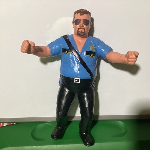 LJN Big Boss Man 1989 Series 6 Black Card WWF WWE ...