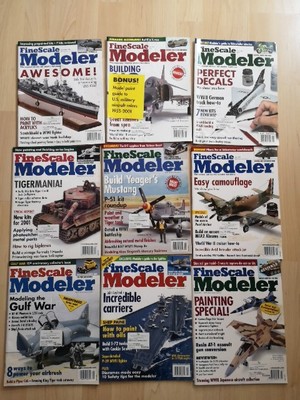 Fine Scale Modeler Magazine Jan, Feb, Mar, Apr, May, Jul, Sep, Okt, Nov  2001