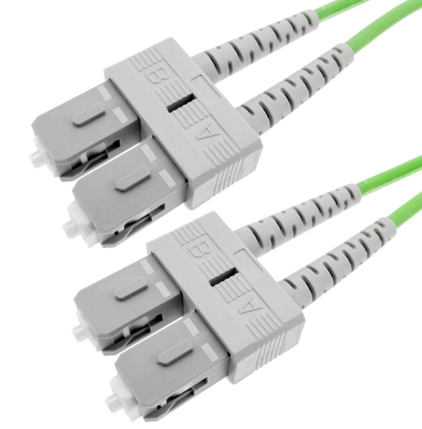 Cavo - Rete - Cavo Fibra Ottica Multimodale Om5 Sc/sc 50/125 20 M