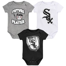 Newborn & Infant Heather Gray/Black/White Chicago White Sox Minor League Player