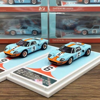 Findclassically FY 1:64 GT40 MK1 Le Mans 6# 9# 1# Alloy car Model Collectible