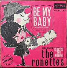 THE RONETTES Be My Baby 1963 French Juke Box Phil Spector SP London 45T