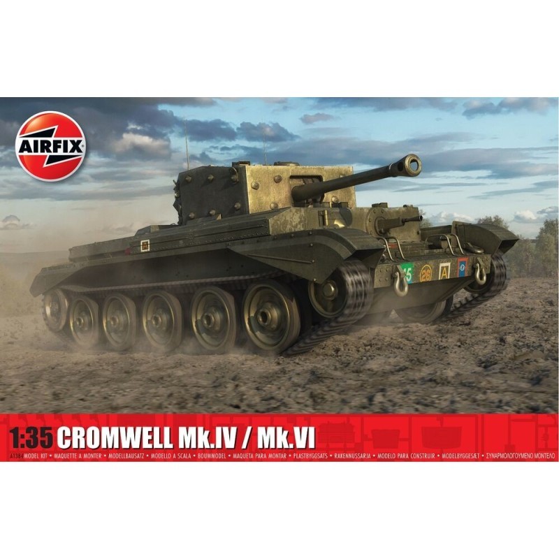 Maquette Airfix A1384 Cromwell 1/35, assemblage précis évitant les défauts de jointure