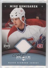 2006-07 Upper Deck Black Diamond Jersey Mike Komisarek #J-MI 2d8