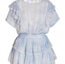 LoveShackFancy Natasha Dress - Lily Pond Natural Hand Dye