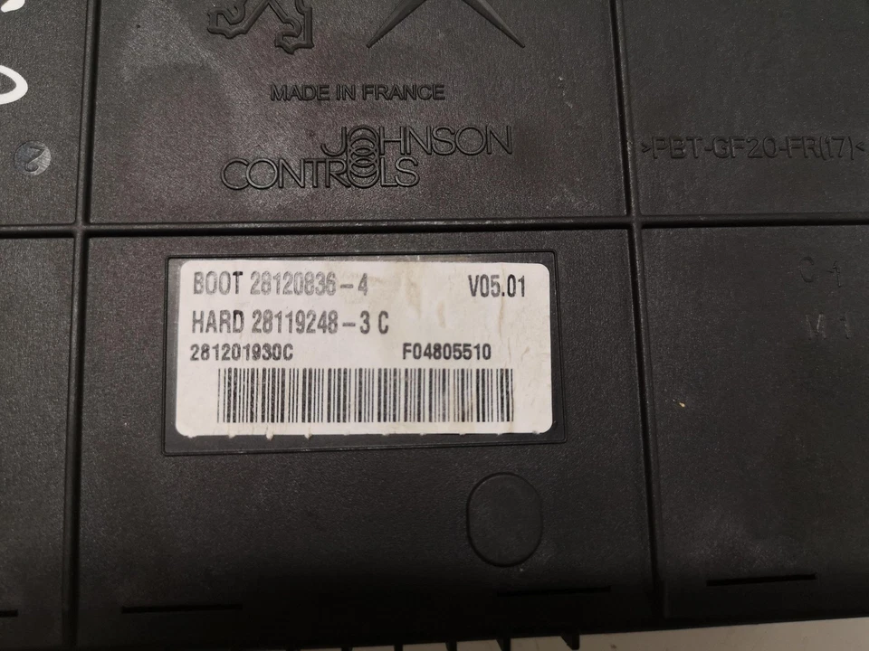 Centralina comfort CITROËN C5 II Break RE 966405908001 2.2 Diesel 2009 28680163 - Immagine 4 di 4