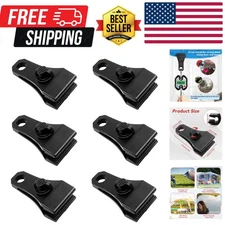 Upgrade Large Tarp Clips Heavy Duty Lock Grip, 6 PCs Heavy Duty Tarp Clip Cla...