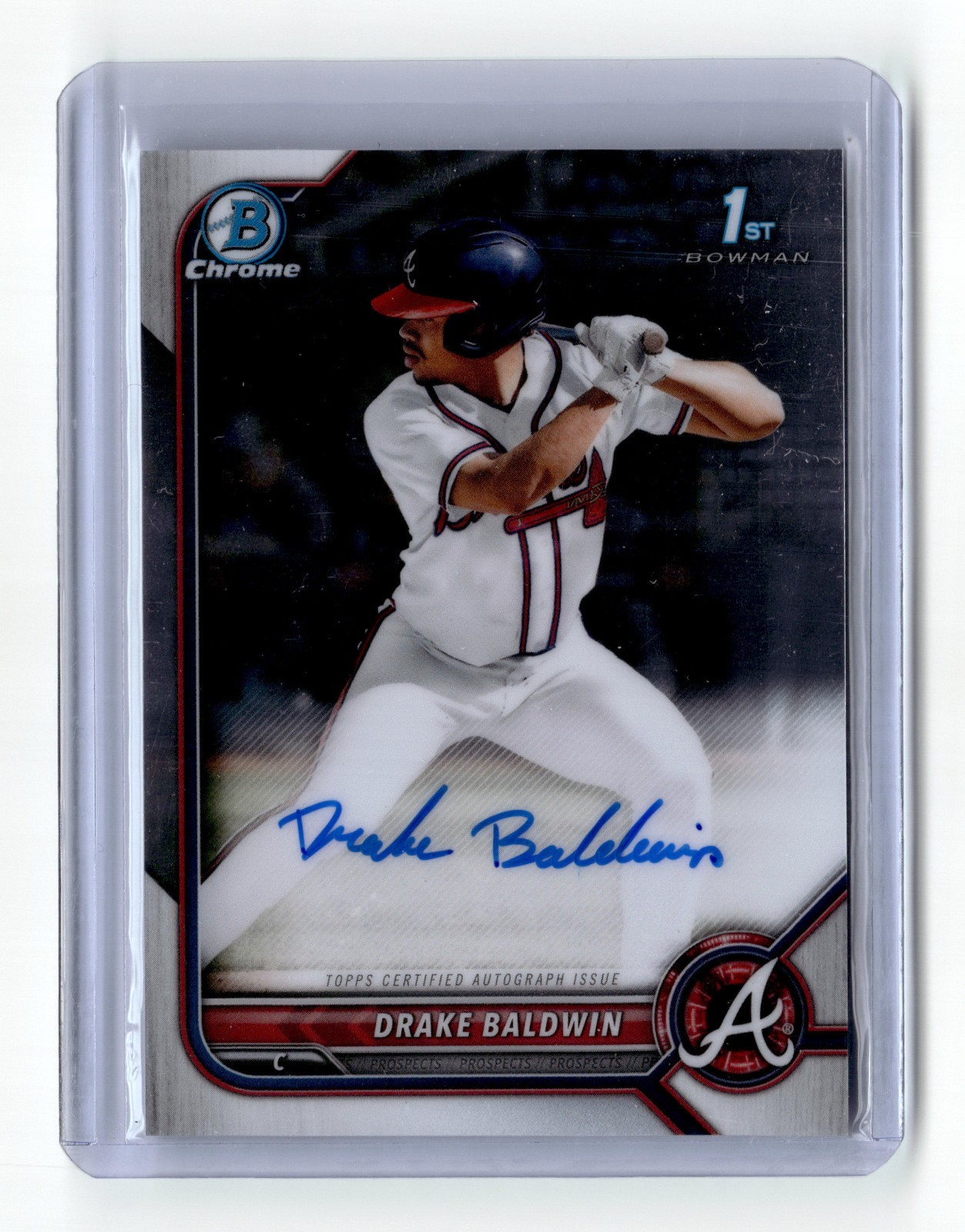 2022 Bowman Draft #CDA-DBN Drake Baldwin 1st Bowman Chrome Autograph