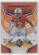 2020 Panini Chronicles Draft Picks Orange Signatures 3/20 Joe Reed #9 Auto 9r9