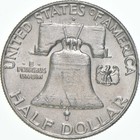1963-D Franklin Half Dollar AU 90% Silver *8323 — photo 2