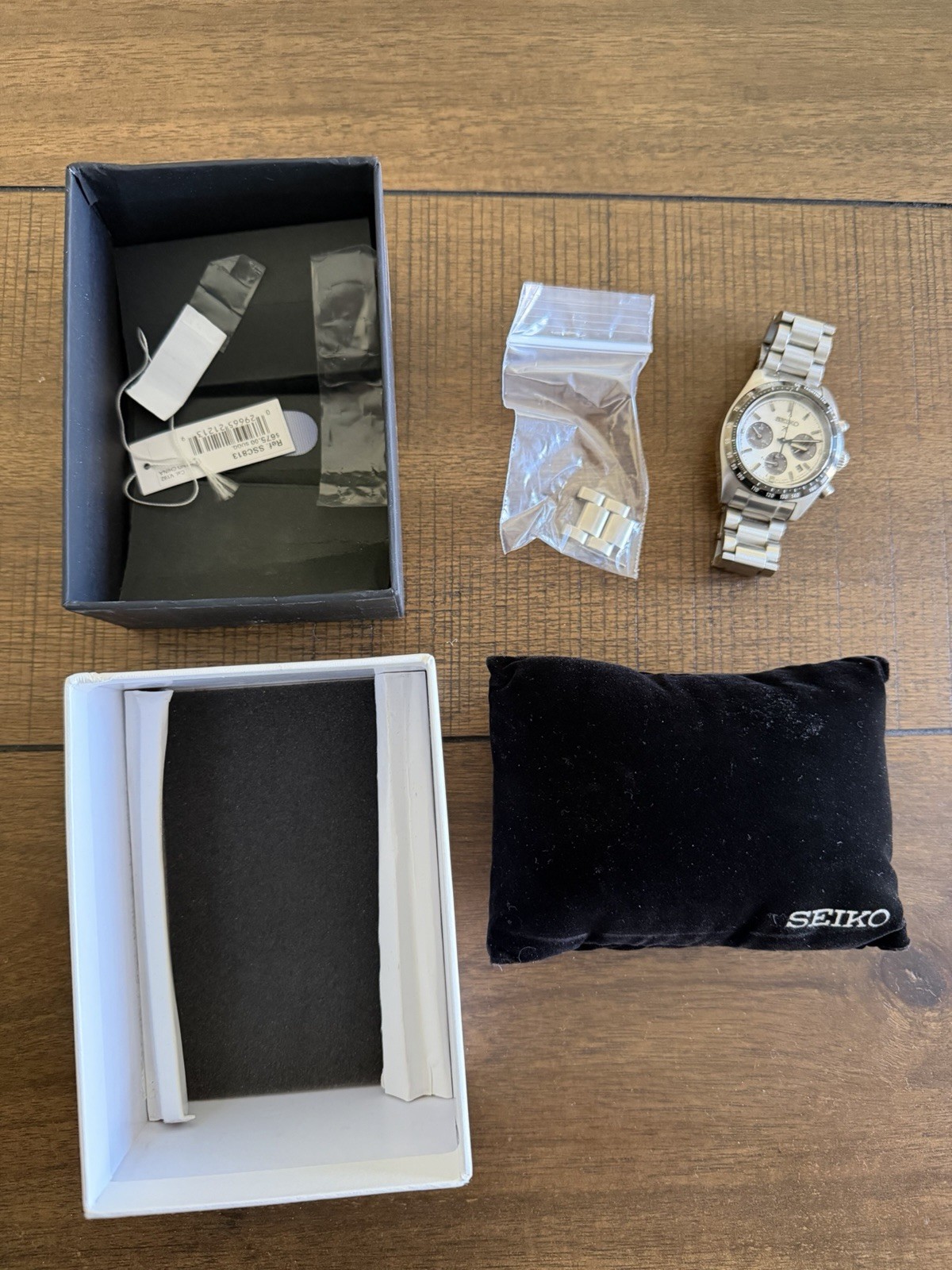 Seiko Prospex Speedtimer White Dial Stainless Ste… - image 4