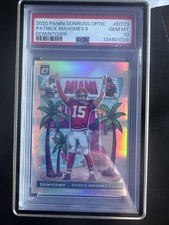 2020 Panini Donruss Optic Downtown Patrick Mahomes II #DT-29 card